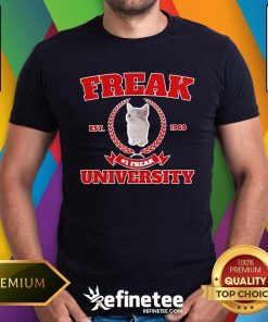 Pretty Cat Land Central Freak University 1 Freak Cat Est 1969 T-Shirt