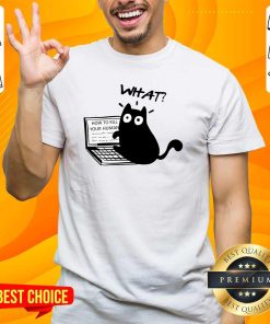 Pretty Cute Funny Cat Research How To Kill Human T-Shirt