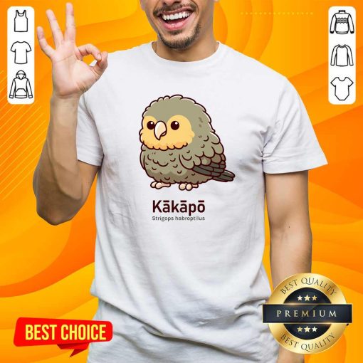 Pretty Cute Kakapo Strigops Habroptilus T-Shirt