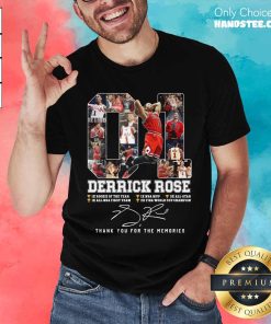 Pretty Derrick Rose Thank You For The Memories T-Shirt