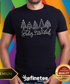 Pretty Feliz Navidad Spanish Teacher T-Shirt