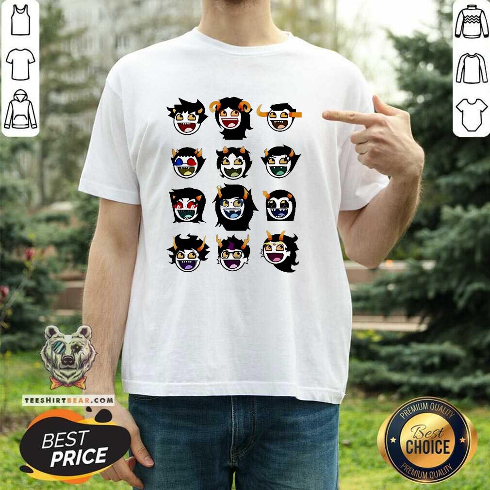 Shirt Pretty Homestuck Troll Awesome Smiley Icons T-Shirt