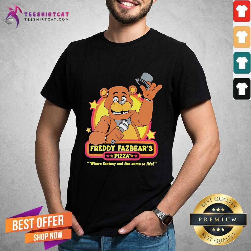Shirt Pretty Jonnyblox Five Nights At Freddy's Freddy Fazbear's Pizza T-Shirt