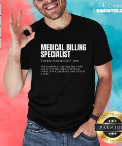 Pretty Medical Billing Specialist Definition T-Shirt