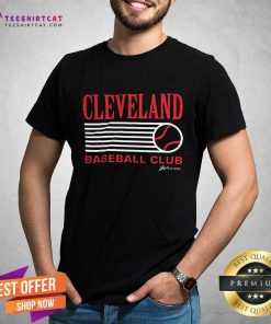 Pretty Navy Cleveland Baseball Club T-Shirt