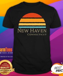 Pretty Retro New Haven Connecticut Sunset T-Shirt