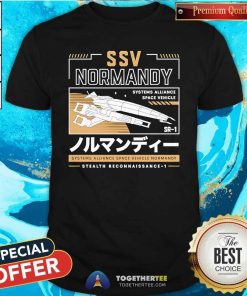 Pretty SSV Normandy Systems Alliance Space T-Shirt