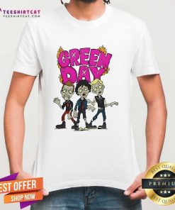 Pretty Walking Green Day Zombie T-Shirt