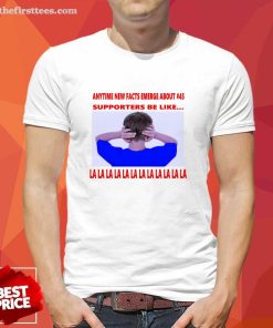 Top Anytime New Facts Emerge Supporters Be Like T-Shirt