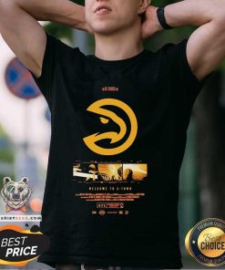 Top Atlanta Hawks Welcome To A Town Check The Credits T-Shirt