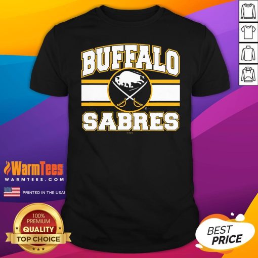 Top Buffalo Sabres Stripe Royal Blue T-Shirt