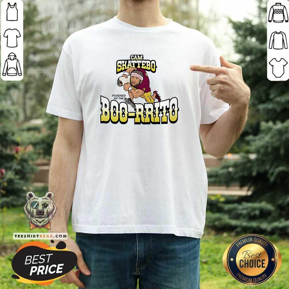 Shirt Top Cam Skattebo Powered By The Boo-Rrito T-Shirt