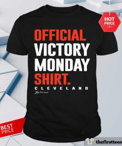 Top Cleveland Official Victory Monday T-Shirt