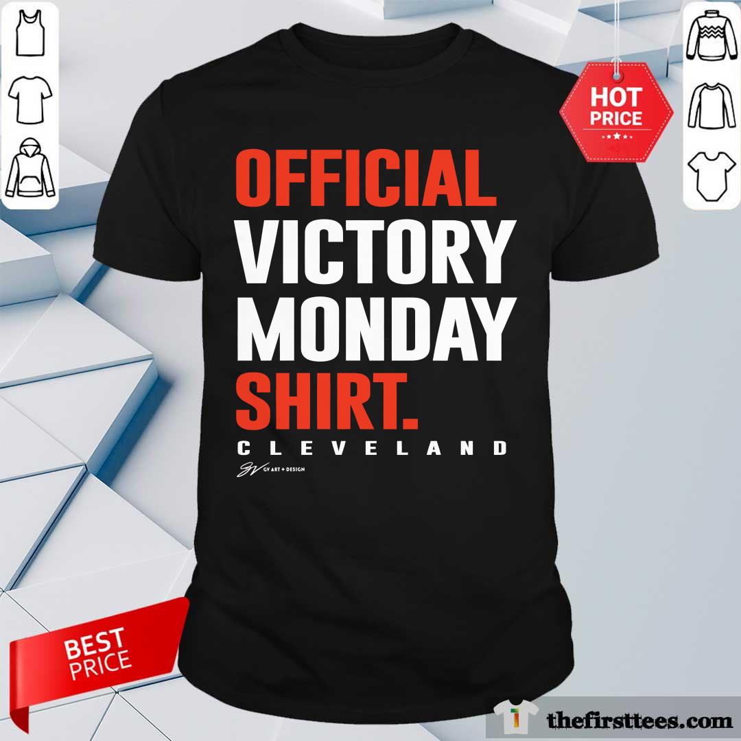 Shirt Top Cleveland Official Victory Monday T-Shirt