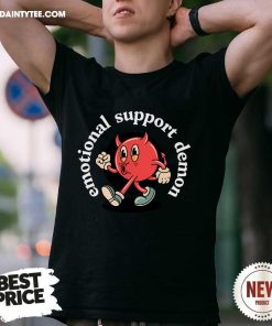 Top Cute And Funny Emotional Support Demon Mental Health T-Shirt