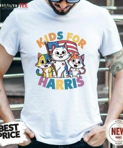 Top Cute Cats For Harris Funny Cat LGBT T-Shirt