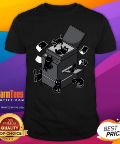 Top Cute Copycat Machine Cat T-Shirt