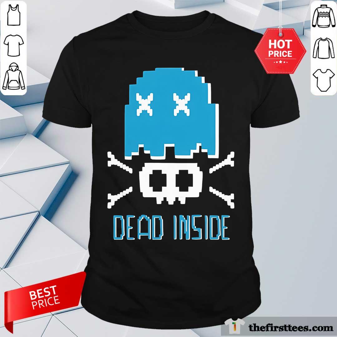 Shirt Top Dead Pixel Inside Pacman Ghost T-Shirt