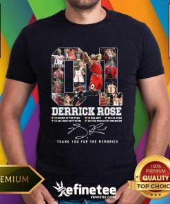 Top Derrick Rose Thank You For The Memories T-Shirt