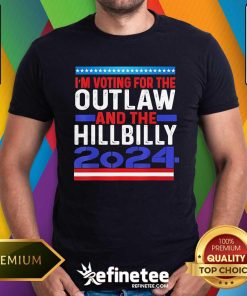 Top Donald Trump Jd Vance I'm Voting For The Outlaw And The Hillbilly 2024 T-Shirt