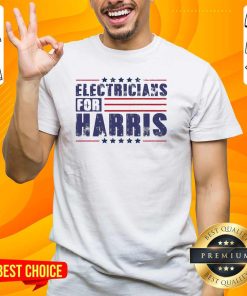 Top Electricians For Harris President Election 2024 T-Shirt