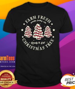 Top Farm Fresh Christmas Tree Christmas Tree Cake T-Shirt