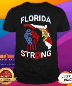 Top Florida Strong Pride Support Floridians Florida Flag T-Shirt