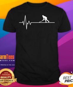 Top Hockey Heartbeat Ice Hockey Field Hockey Player T-Shirt