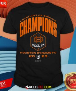 Top Houston Dynamo FC Original Retro Brand 2023 Lamar Hunt US Open Cup Champions T-Shirt