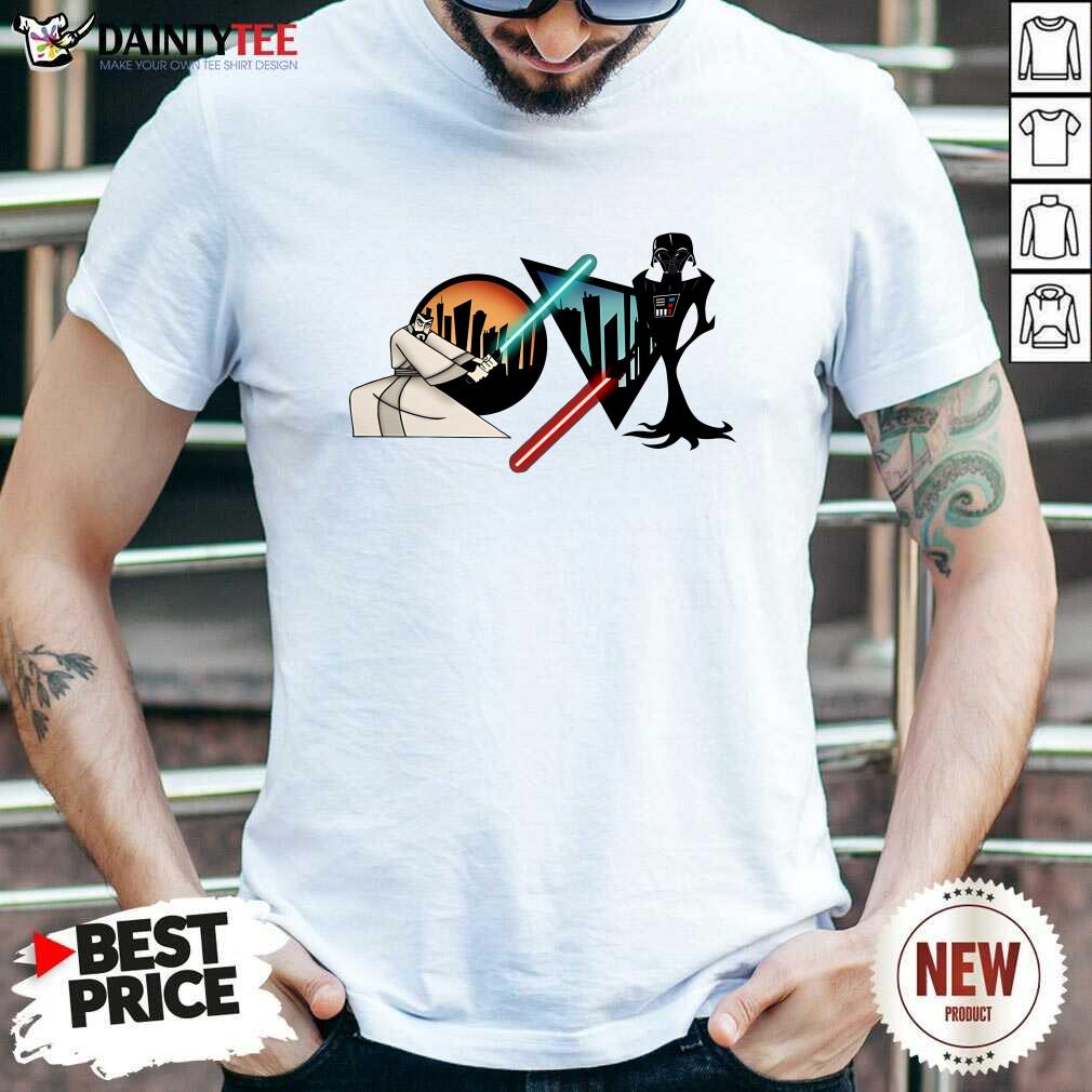 Shirt Top Jedi Jack Vs Darth Aku T-Shirt