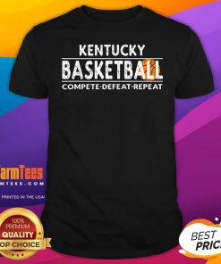 Top Kentucky Basketball Compete Defeat Repeat T-Shirt
