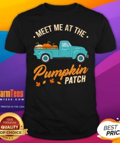 Top Meet Me At The Pumpkin Patch Truck Halloween Hello Fall 2024 T-Shirt