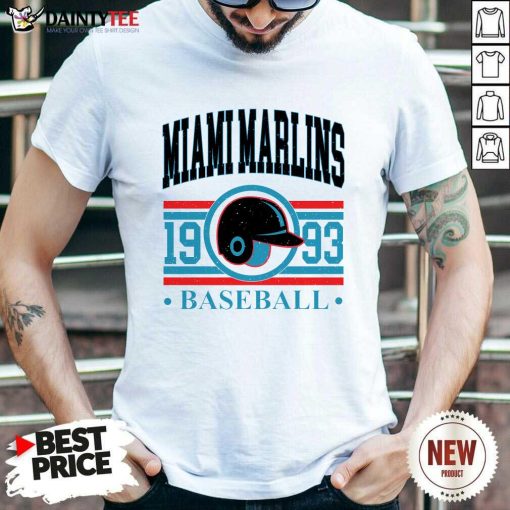 Top Miami Marlins 1993 Baseball Team Supporter T-Shirt