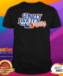 Top New York Baseball Party Like It's 1986 T-Shirt