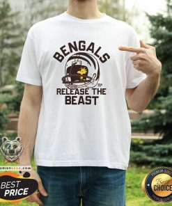 Top Peanuts X Cincinnati Bengals Release The Beast T-Shirt
