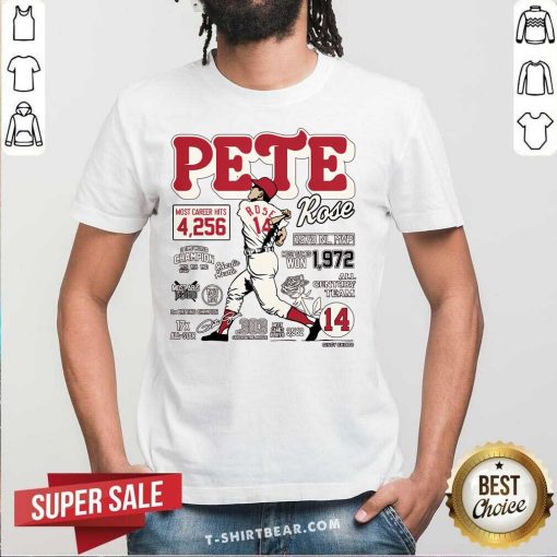 Top Pete Rose Career Stats T-Shirt