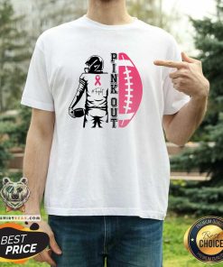 Top Pink Out Football Team Fight Breast Cancer Awareness T-Shirt