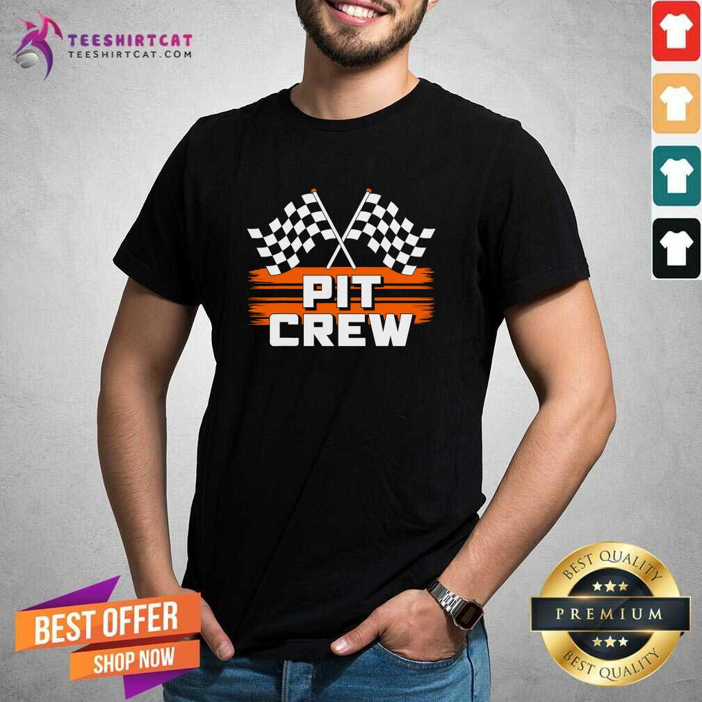 Shirt Top Pit Crew Racing Party T-Shirt