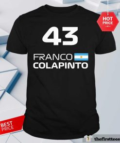 Top Races Formula Racing Franco Colapinto T-Shirt