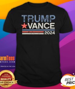 Top Retro Stripe Trump Jd Vance Trump Vance 2024 T-Shirt