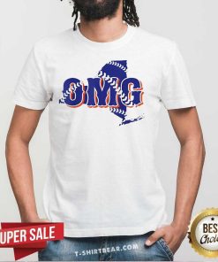 Top Says OMG Baseball Lovers OMG Baseball T-Shirt