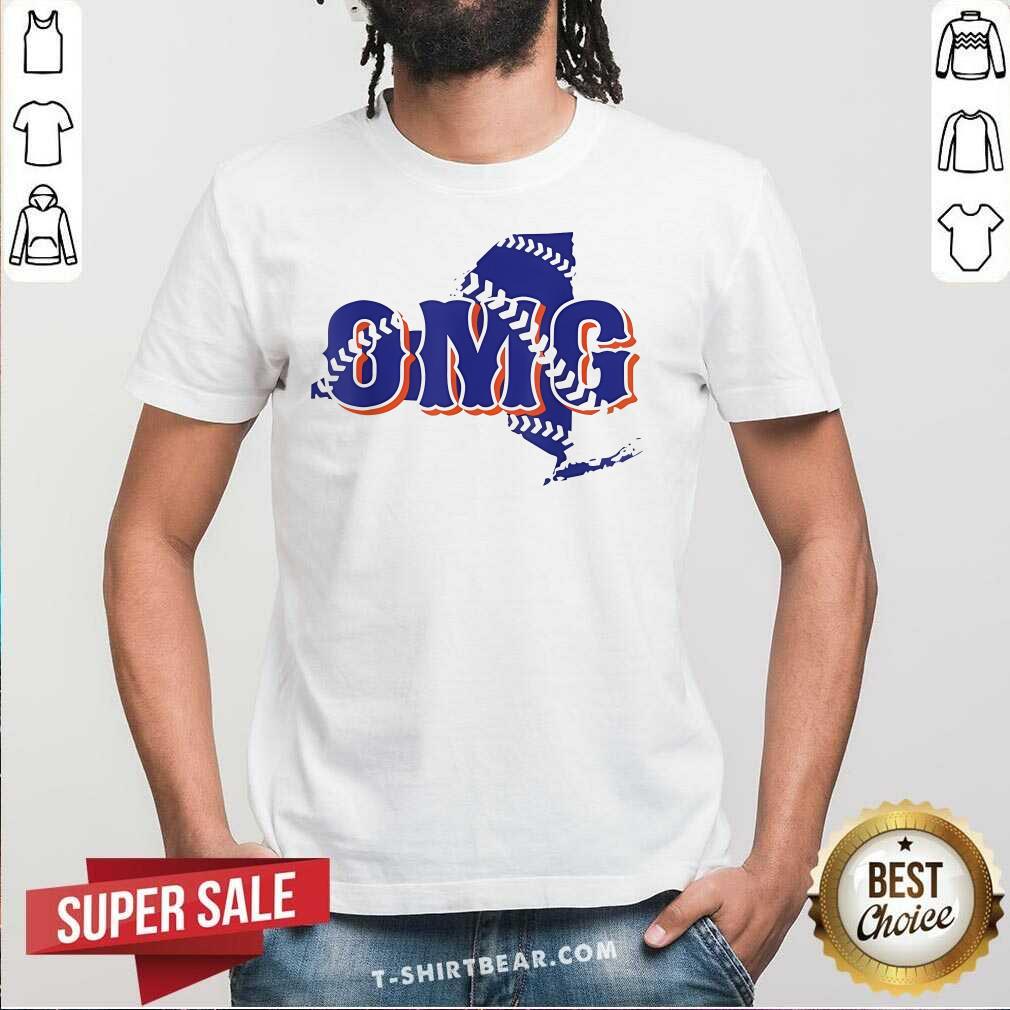 Shirt Top Says OMG Baseball Lovers OMG Baseball T-Shirt