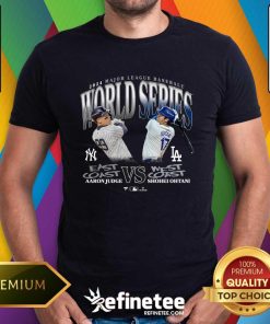Top Shohei Ohtani Vs Aaron Judge Black 2024 World Series Matchup T-Shirt