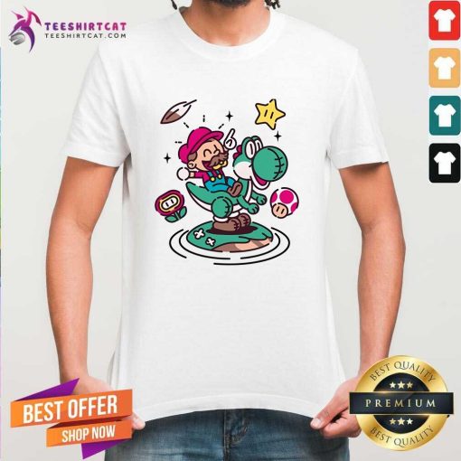 Top The Plucky Plumber Super Mario T-Shirt