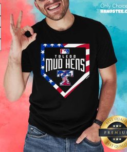 Top Toledo Mud Hens Base Flag T-Shirt