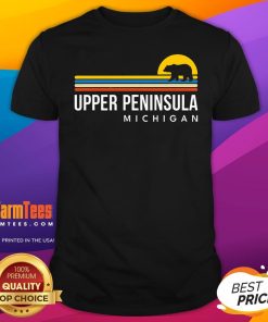 Top Upper Peninsula Michigan Mi Bear Vintage Retro Souvenirs T-Shirt