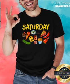 Top Very Hungry Caterpillar Saturday Fruits Birthday Teacher T-Shirt