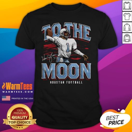 Top Warren Moon Houston To The Moon T-Shirt