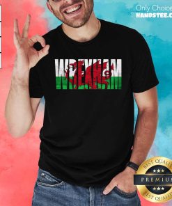 Top Wrexham Wales Flag Welsh Dragon T-Shirt