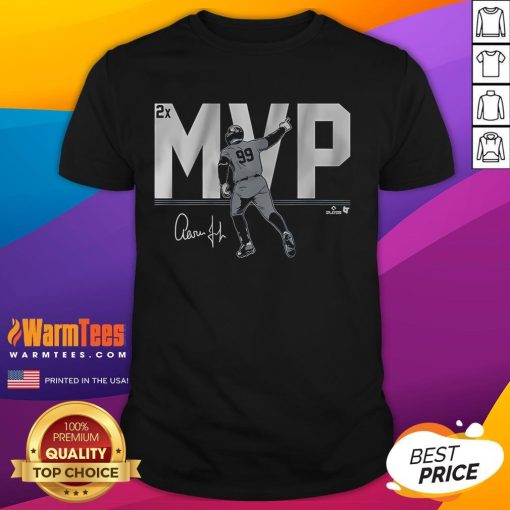 Awesome Aaron Judge MVP T-shirt featuring bold graphics celebrating the baseball star's achievements and style.